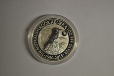 1 Unze 9999  Silbermünze   The Australian  KOOKABURRA 1990-2015  Privy "Ziege"