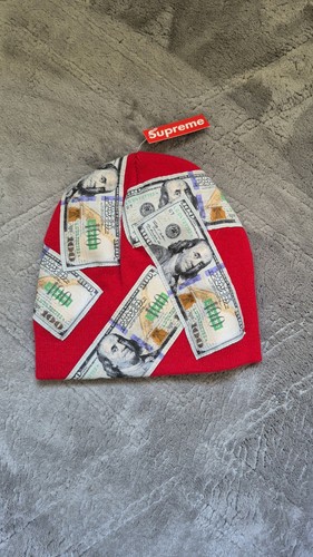 Supreme money beanie red - supreme,