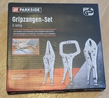 Gripzangenset, -teilig, Schweißzange Langbeckzange Feststellzange