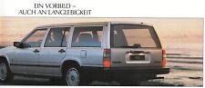 VOLVO 740 760 Limousine Kombi Youngtimer Prospekt Brochure 1988 B7