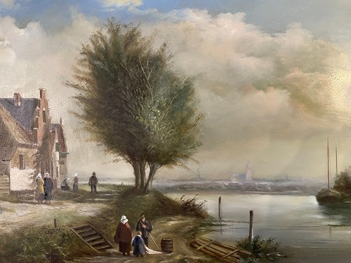 ölgemälde alt windmühle - Ölgemälde,