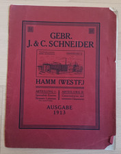Katalog Gebr. Schneider Hamm Westf. Gaslaternen 1913 Graetzin Mannesmann Licht
