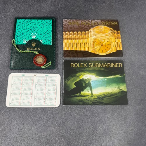 Rolex submariner booklet set - booklet,