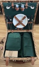 Hochwertiger Picknick-Korb für 2 Personen, neu