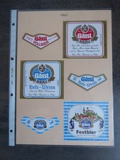 Bieretiketten, Bayern, Pfarrkirchen, Brauerei Alois Gässl GmbH & Co. KG