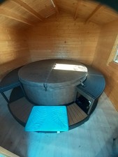 whirlpool outdoor 4 personen, Softub, Mocca, August 2020, Durchmesser 200cm