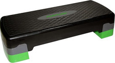 Tunturi Aerobic Stepper Schwarz Steppbrett Fitness Training 2 Stufen 15-20cm