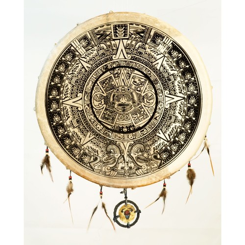 Schamanentrommel 50cm maya - schamanentrommel,
