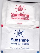 (A) Zucker / Kaffeeweißer HOTEL SUNSHINE GARDEN / PATTAYA - THAILAND