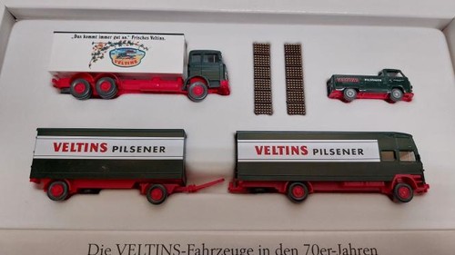 Wiking set veltins fahrzeuge - set,