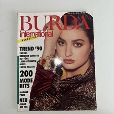 BURDA  INTERNATIONAL  Herbst 90 Modeheft mit Schnittmuster Top