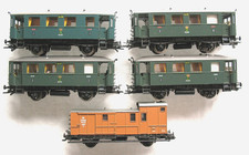 PIKO H0: Zugset 3497 (2x), 3498 (2x), 5687, K. Sächs. Sts. E.B., s.g. lt. Fotos;