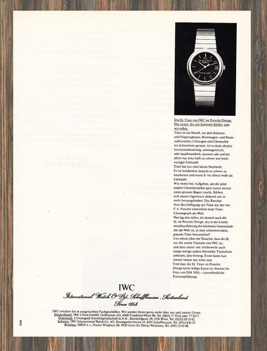 Iwc titan porsche - iwc,