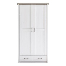 Kleiderschrank pinie weiß - -,