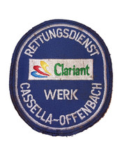 Ärmelabzeichen Pach Feuerwehr Werkfeuerwehr Clariant Casella Offenbach Aufnäher
