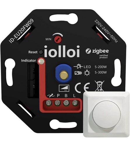 Iolloi zigbee drehdimmer 230v - zigbee,