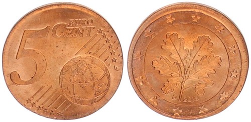 Deutschland cent 2019d - 5,