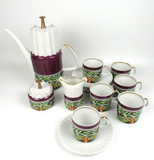 Porzellan Mokkaservice Espressoservice AURELIA Karlovarsky Porcelan Pirkenhammer