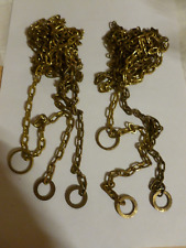 MESSING UHR ZUGKETTEN FÜR KETTENZUGWERKE-AUGENWENDER-KUCKUCKSUHR KETTEN-WANDUHR8