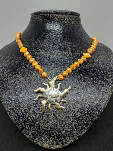 Collier sonne gold - , und
