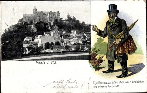 Ranis thüringen - ak,