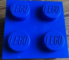 LEGO Storage Brick/ Box/ Aufbewahrungsstein mit 4 Noppen  25 x 25 x 18 cm - BLAU