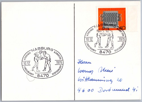 Postkarte sonderstempel sst - sonderstempel,
