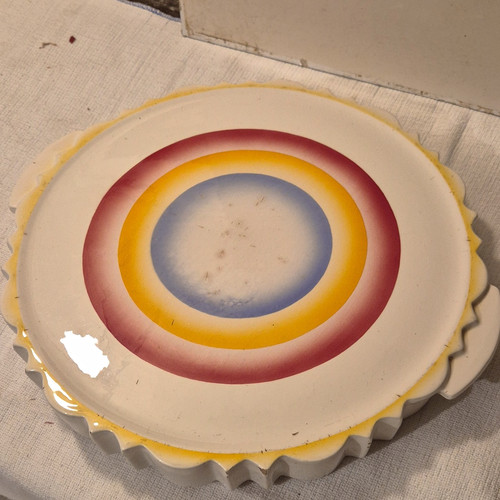 Art deco tortenplatte - art,