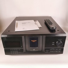 Sony CDP-CX230 MegaStorage 200 CD-Wechsler Player Schwarz Fernbedienung ✅Tested