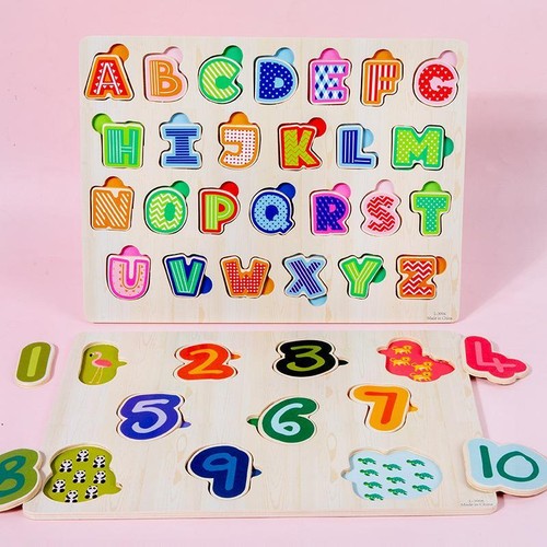 Alphabet holzpuzzle abc - alphabet,