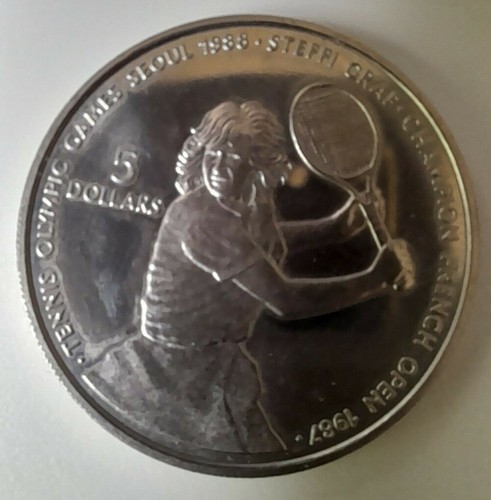 Gedenkmünze steffi graf - gedenkmünze,