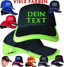 Bedrucktes Basecap Baseballkappe Cap Kappe Mütze Wunschname Wunschtext  Logo 7