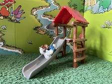 SCHLUMPF AUF RUTSCHE ? SPIELPLATZ  SCHLÜMPFE SMURFS PUFFI PITUFOS SCHLUMPF