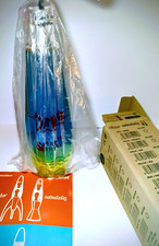 Mathmos Astro Baby, Telstar und EVO Ersatzflasche Blau-Gelb Neu OVP