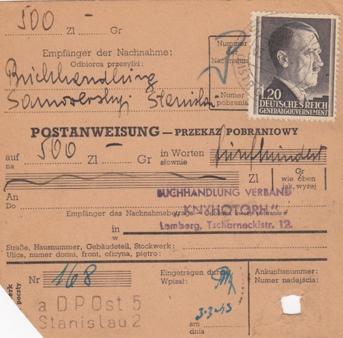 Postanweisung - gg,