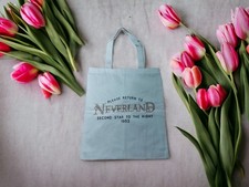 Canvas Tasche Please return to neverland Peter Pan Wendy Nostalgie Baumwoll Jute