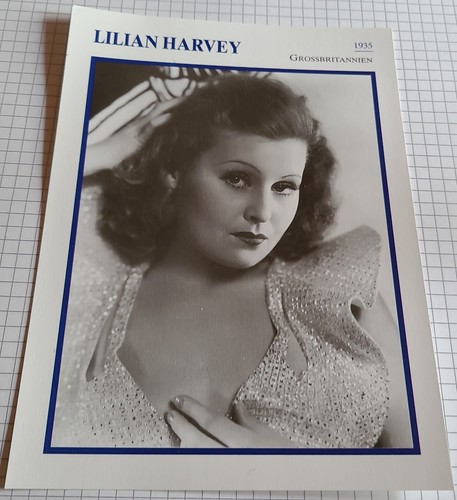 Schauspielerin lilian harvey - lilian, |