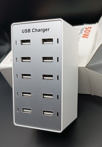 Usb ladestation port - ladestation, 10-port