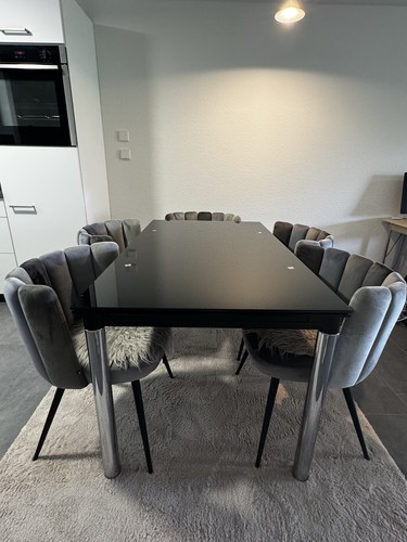 Esstisch mit stühlen modern - esstisch, stühlen-modern
