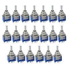 Miniatur Kippschalter Schalter EIN/AUS/EIN 3-polig 1xUM 20 Stück S064