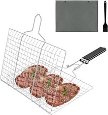Grillkorb edelstahl faltbar - grillkorb,