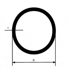 100 cm Rundrohr 20x2 mm K240 Edelstahlrohr Rohr V2A Rundrohr Edelstahl  1.4301