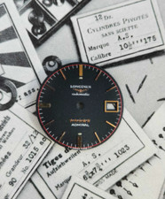 Longines Admiral Five Stars Zifferblatt schwarz - Vintage Original