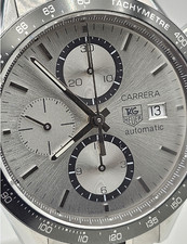 TAG HEUER "CARRERA CALIBRE 16"- Herren-Uhr - Edelstahl - Automatik - CV2011