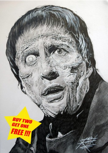 Frankenstein fine art - art, print