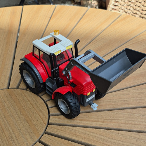 Playmobil traktor rot weiß - playmobil, rot/weiß