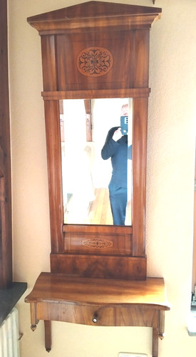 Biedermeier spiegel mit - 1, biedermeier-spiegel