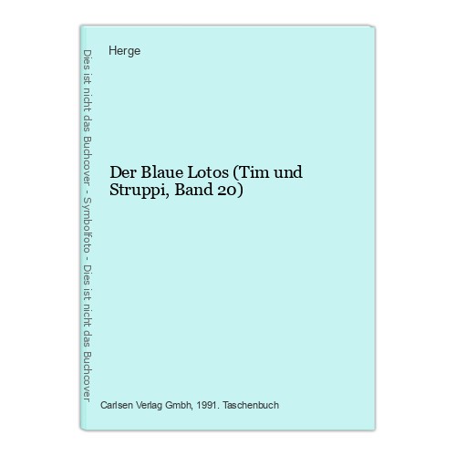 Der blaue lotos tim - lotos, und