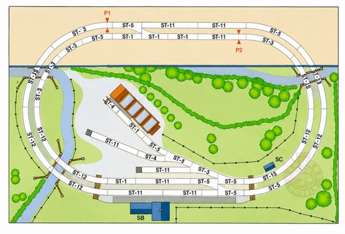 Peco setrack plan - plan, 1b