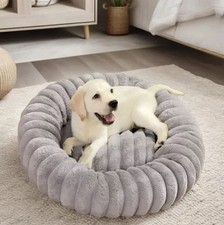 Hundebett XL 80cm Rund Plüsch